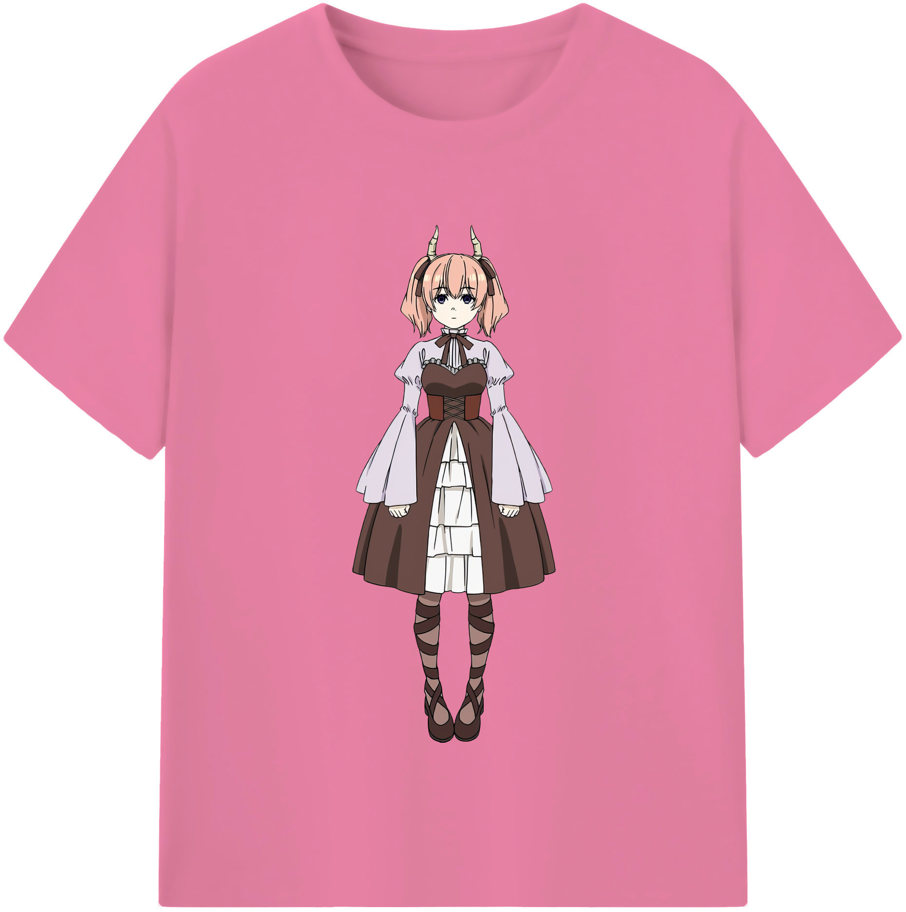 （画像用） 葬送のフリーレン Frieren 綿100％半袖Tシャツ（フロントプリント）